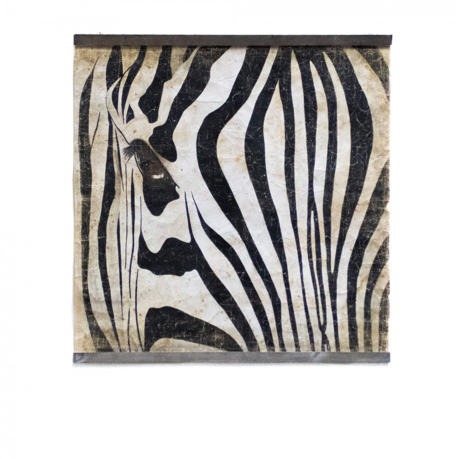 Tableau Papier Froissé Zèbre - OVIO Home