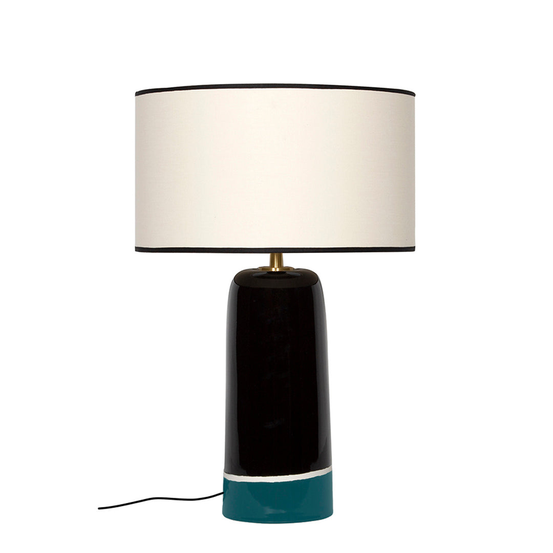 Lampe Sicilia 57.5X40cm Bleu/Noir - OVIO Home