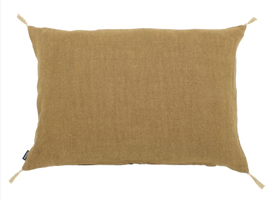 Housse de Coussin en Lin 40x55 Tabac - OVIO Home