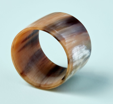 Rond de serviette corne