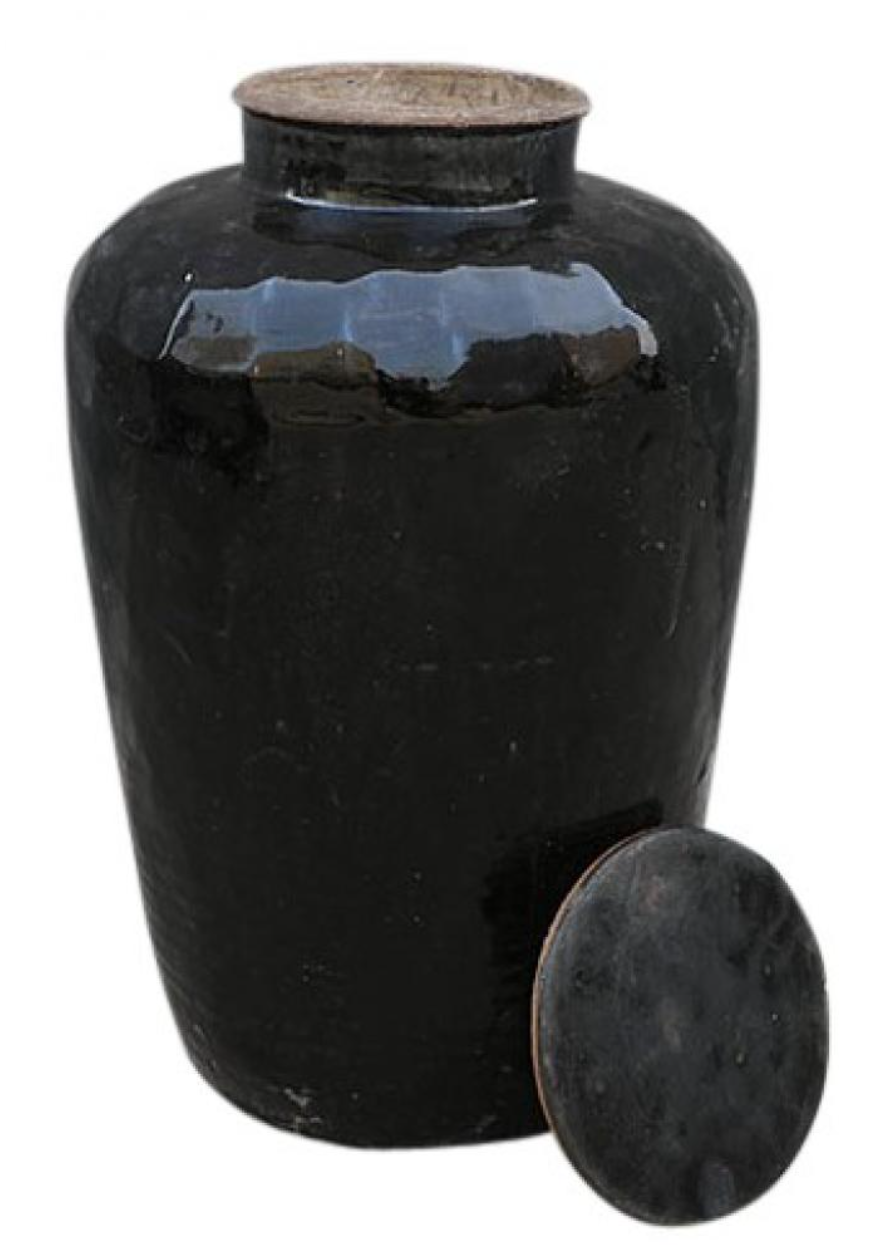 Amphore 38x38x65 Black - OVIO Home