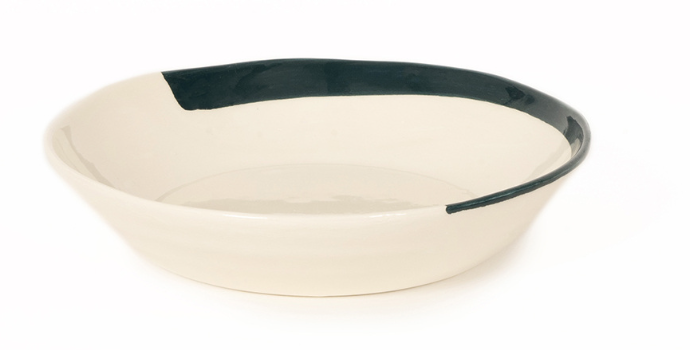 Assiette Apéritif Esquisse Noire - OVIO Home