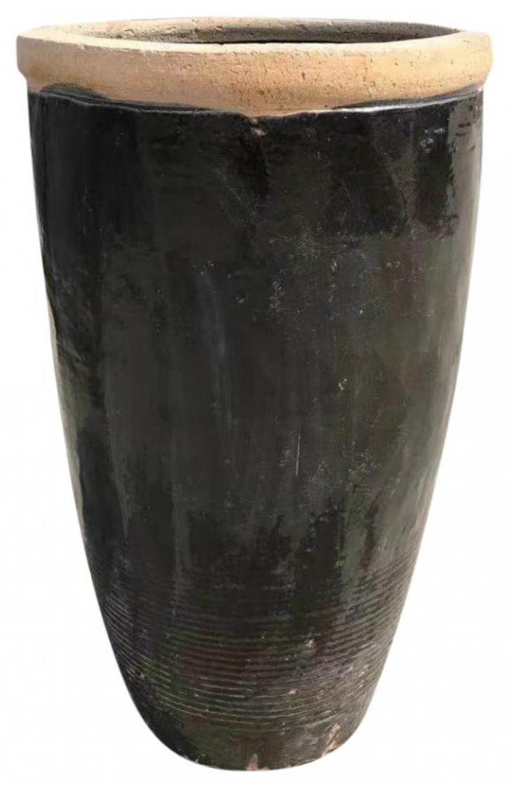 Amphore 55x55x90 Noire - OVIO Home