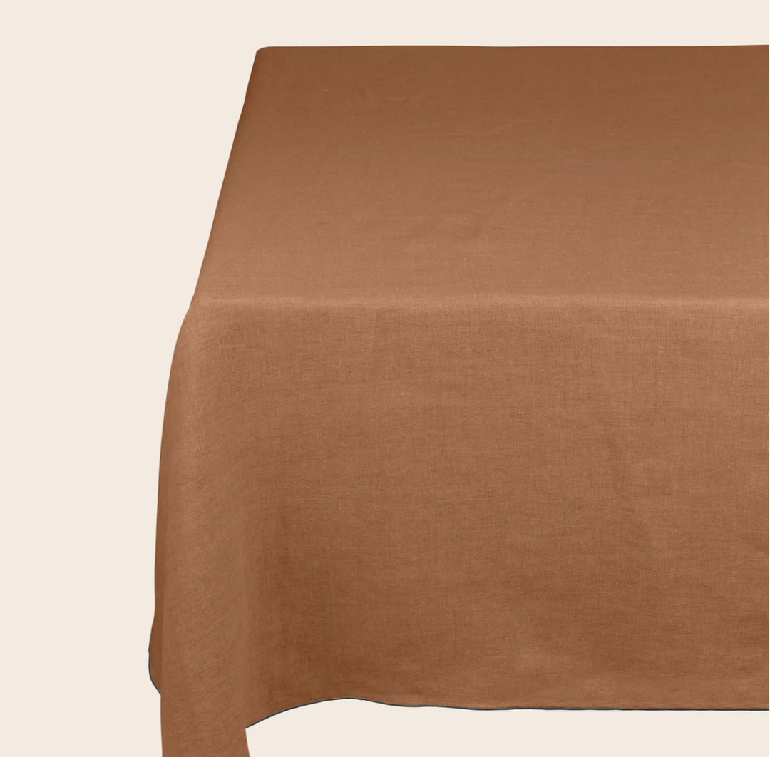 Nappe en Lin Selena Tabac - OVIO Home