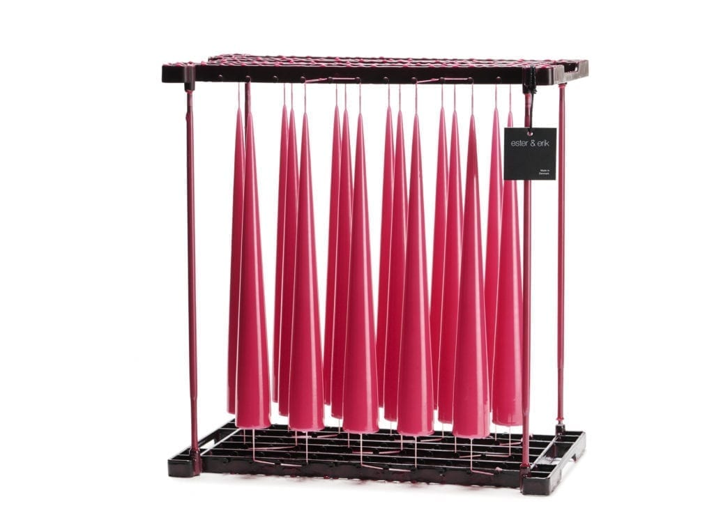 Bougie Cône Deep Pink H25 - OVIO Home
