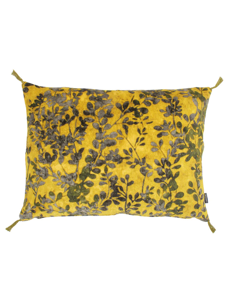 Housse de Coussin Foglia Curcuma - OVIO Home