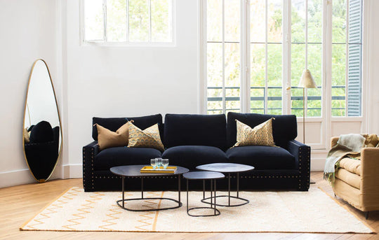 Canapé Victor bleu nuit - OVIO Home