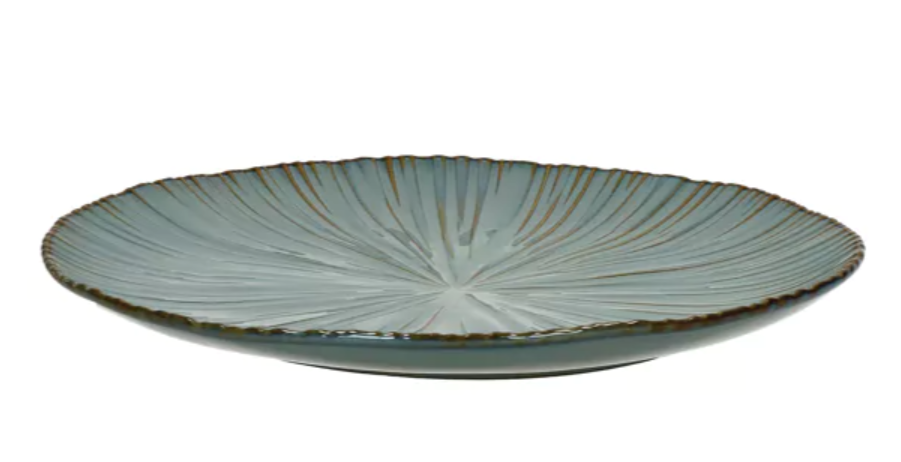 Assiette Plate MYSA Gris/Bleu