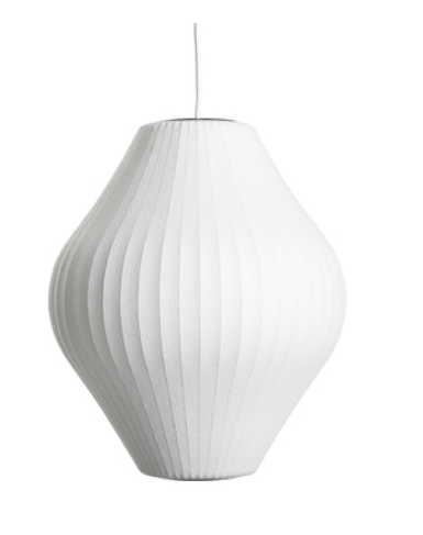 Suspension Nelson Pear Bubble Blanc M - OVIO Home