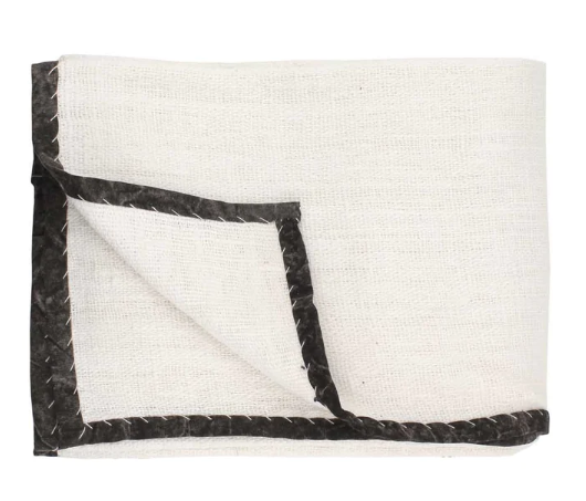 Couvre Lit en Khadi 240x260 Blanc