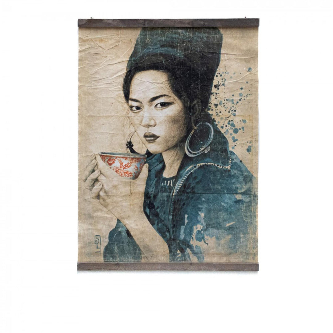 Affiche Pause Thé Hmong de Stéphanie Ledoux - OVIO Home