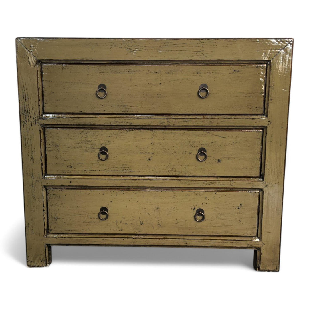 Commode 3T 90x45x80 cm Gris