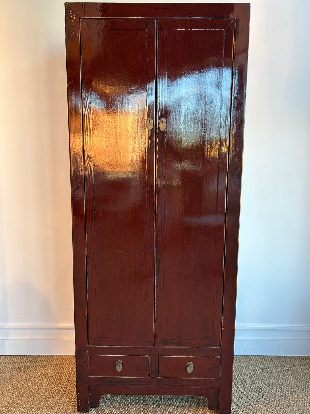 Armoire 2P 2T Rouge