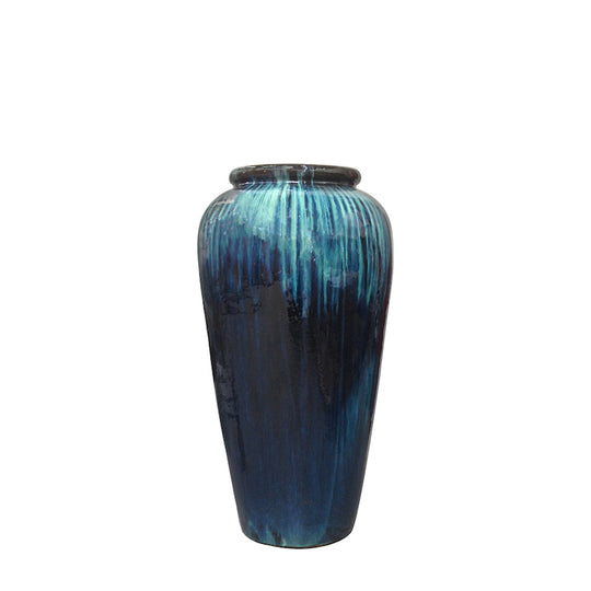 Jarre L Céramique Emaillée - Bleu - OVIO Home
