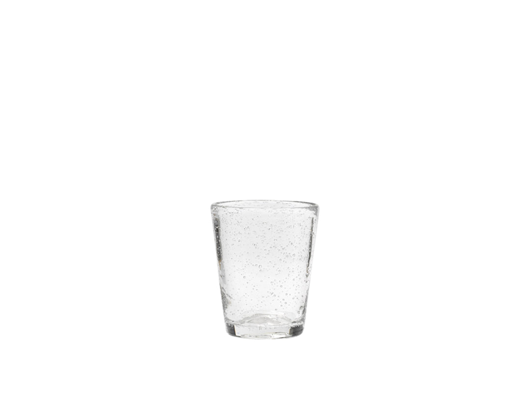 Verre A Eau 'Bubble' Verre Solide A/Bulles Clair