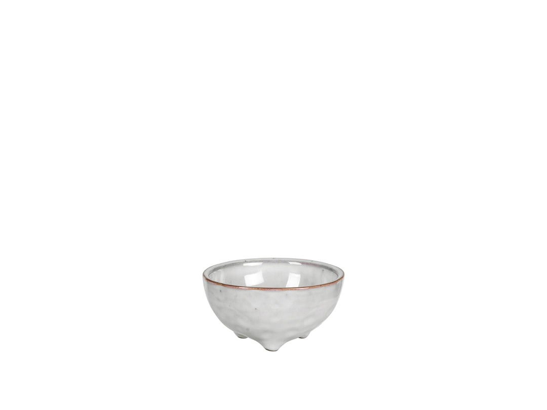 Bol 'Nordic Sand' L Gres Avec 3 Petits Pieds Sand, Nuances Var