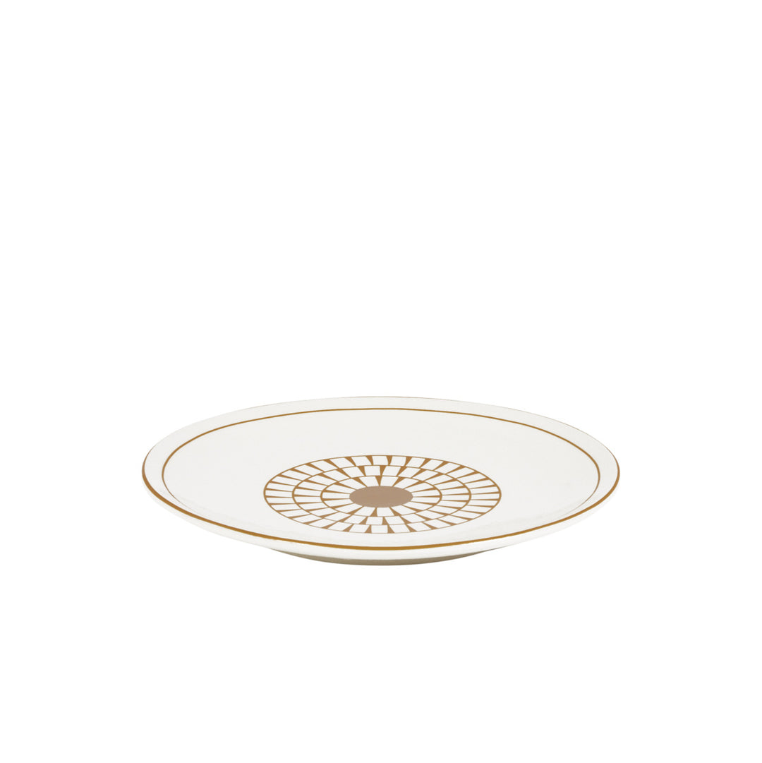 Assiette plate Soleil Safran