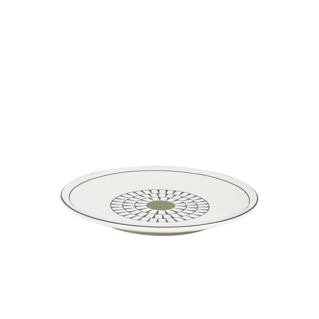 Assiette Plate Soleil Pistache
