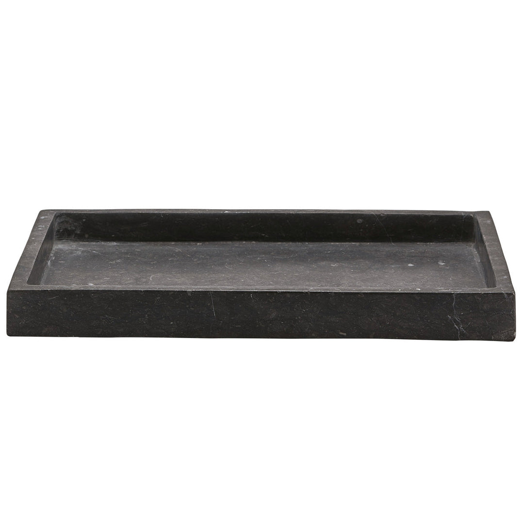 Plateau Rectangulaire Hamman Dark En Marbre - OVIO Home