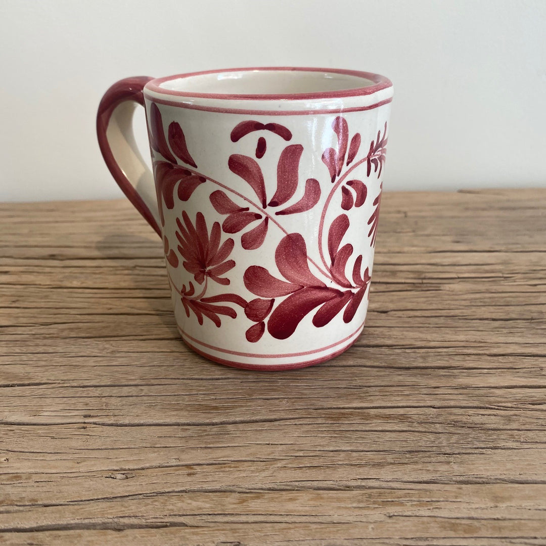 Mug 10cm Rouge Pivoine