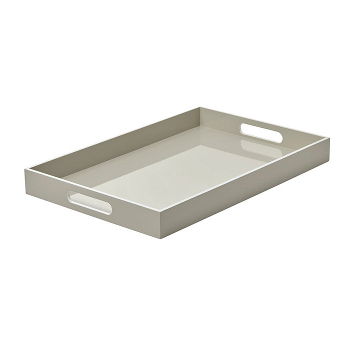 Plateau Rect 60x40 Sable Blanc