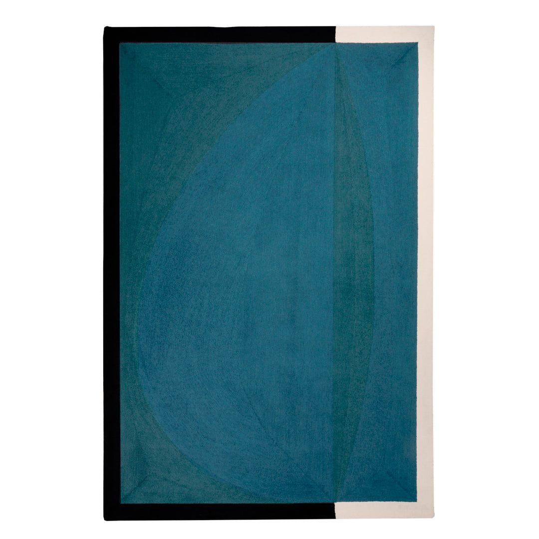 Tapis Abstrait Bleu Sarah