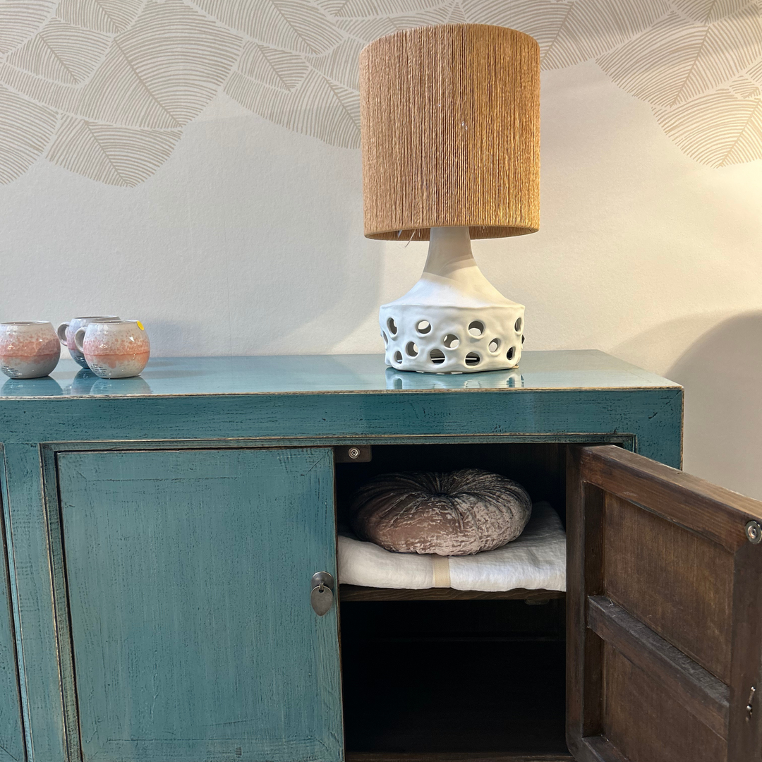 Commode 4P bleu turquoise