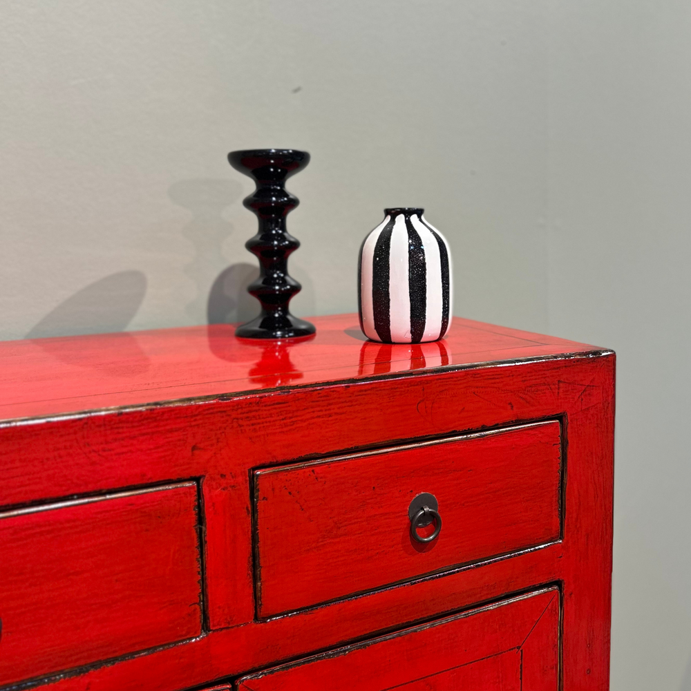 Commode 2P 2T Rouge - OVIO Home