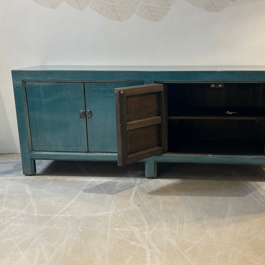 Commode 4P bleu turquoise