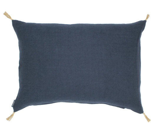 Housse de Coussin en Lin 40x55 Indigo