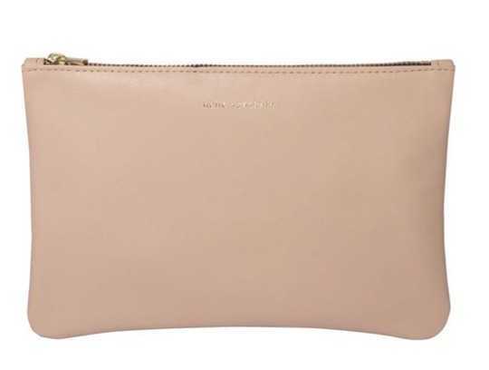 Pochette En Cuir Nude