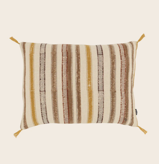 Housse de coussin en Khadi de coton KORMO - OVIO Home