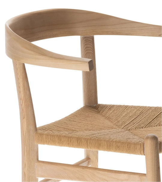 Fauteuil de Table Lyndon Naturel