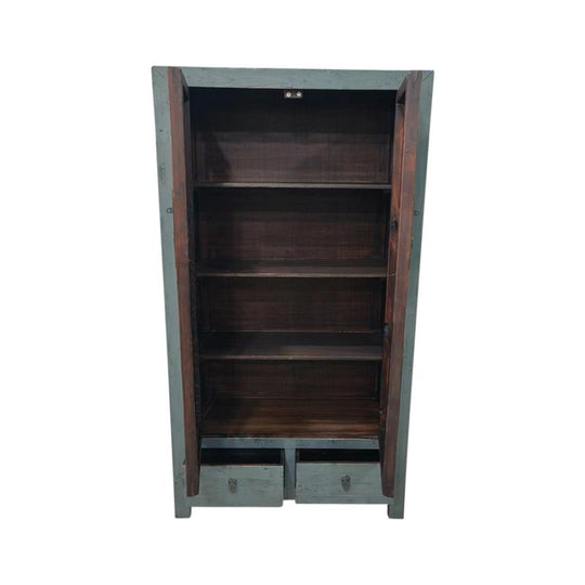 Armoire haute 2p 2t Gris foncé 