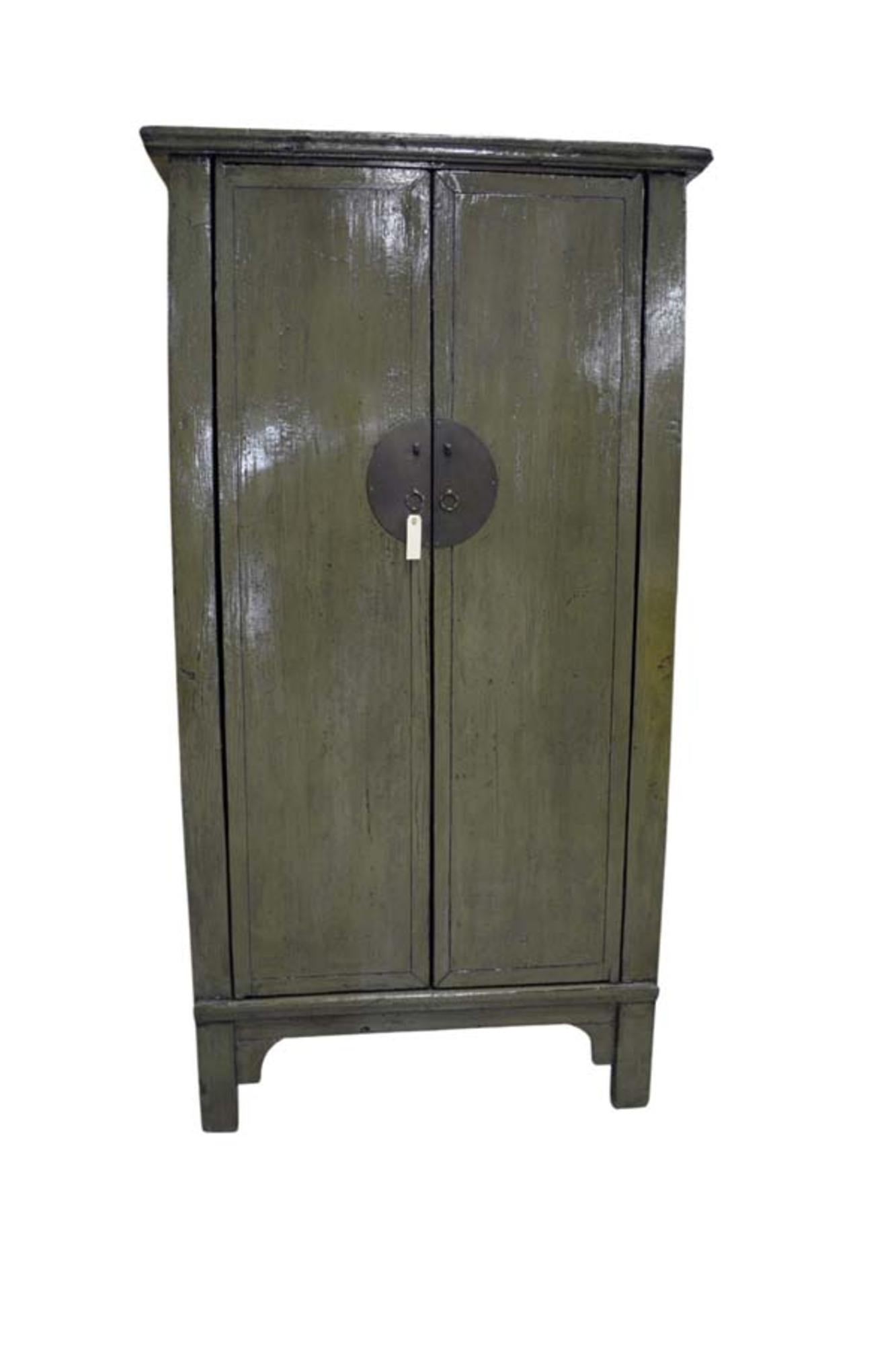 Armoire haute 2P Grise Gris