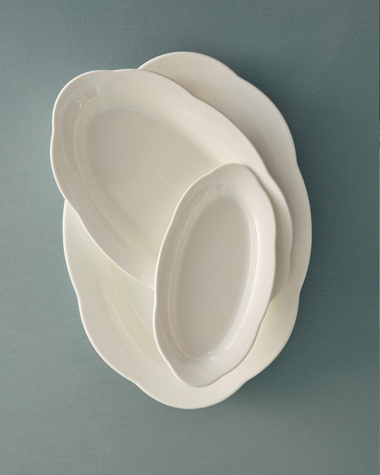 Assiette Creuse / Plat Oval SILHOUETTE Blanc