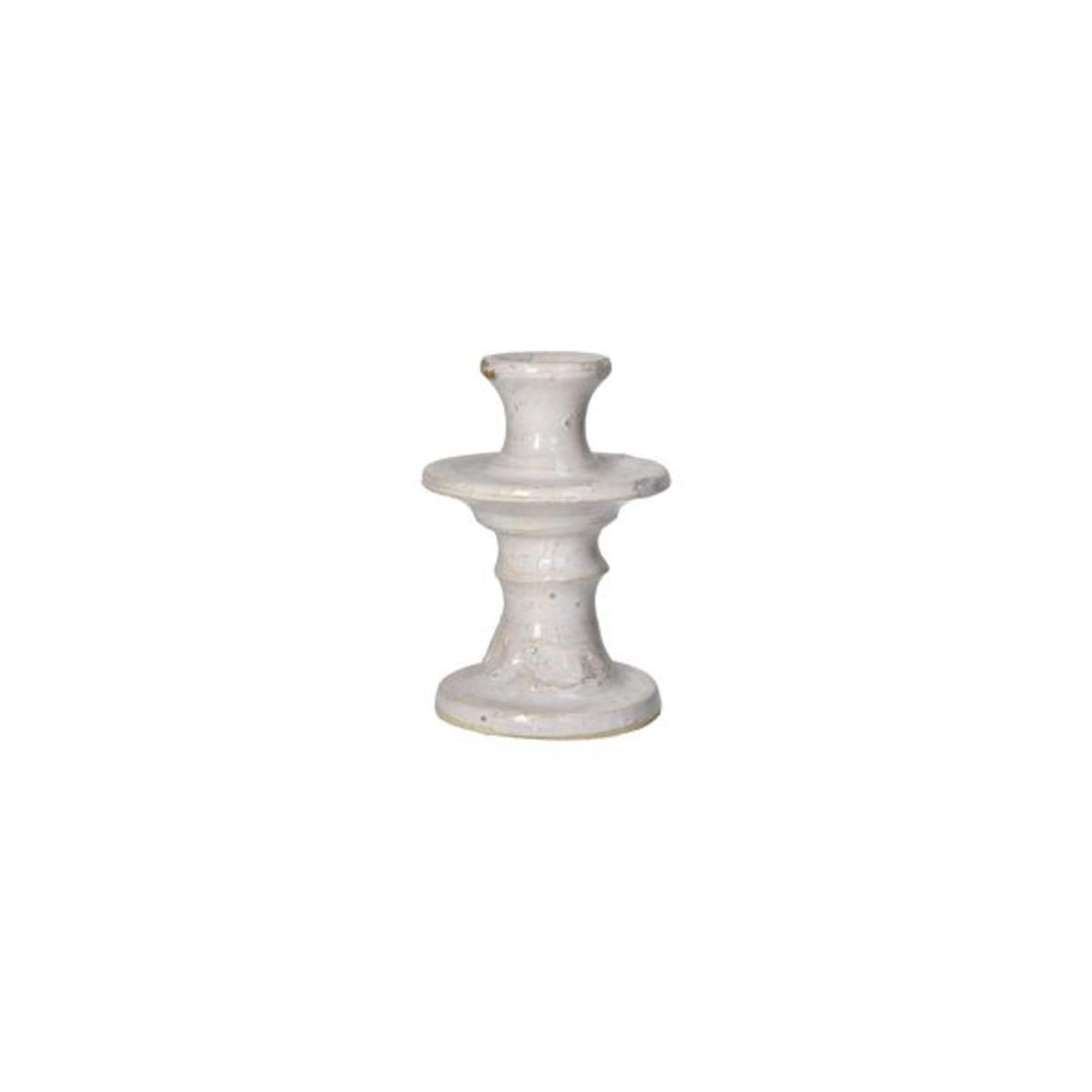 Bougeoir AZAHARA Blanc H15cm
