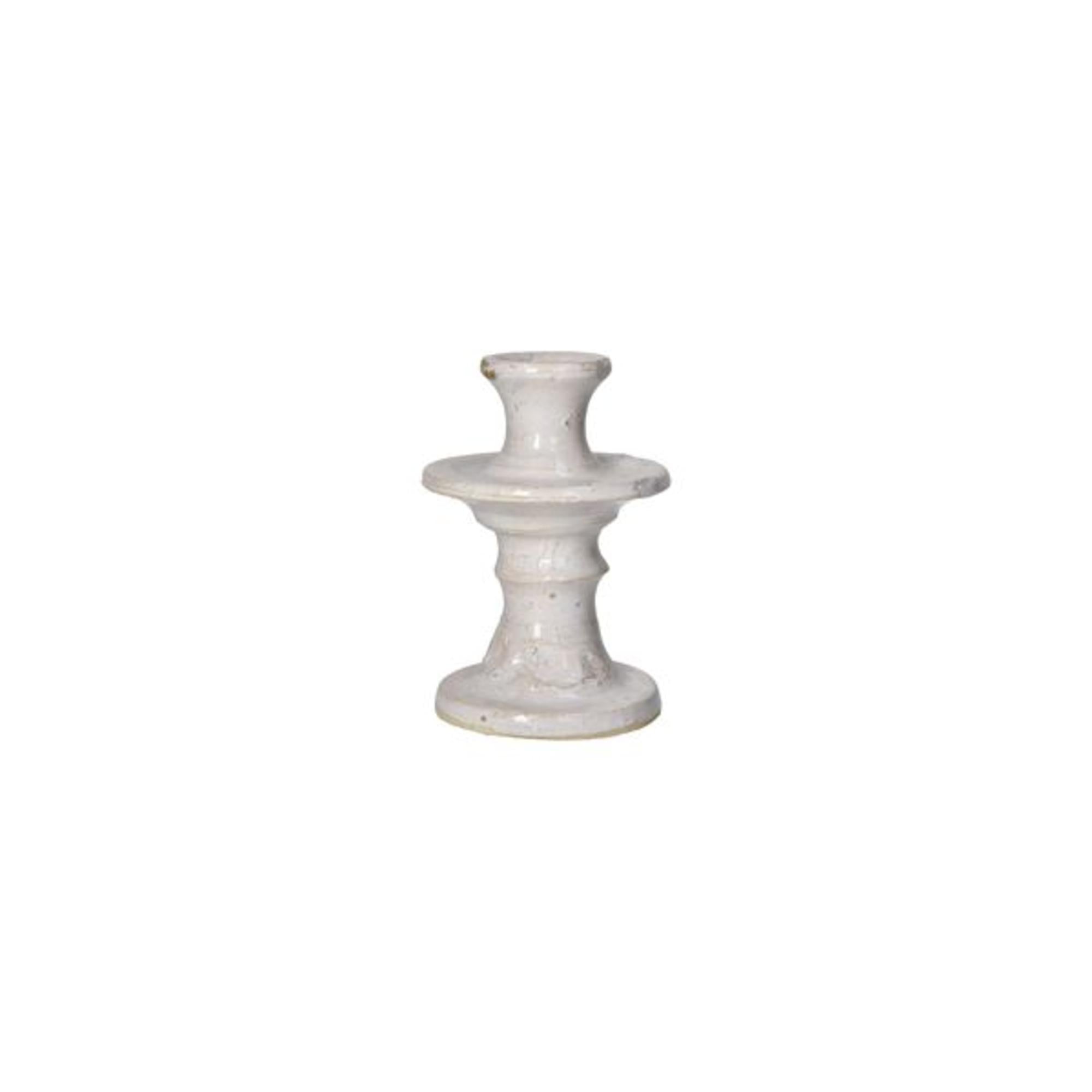 Bougeoir AZAHARA Blanc H15cm