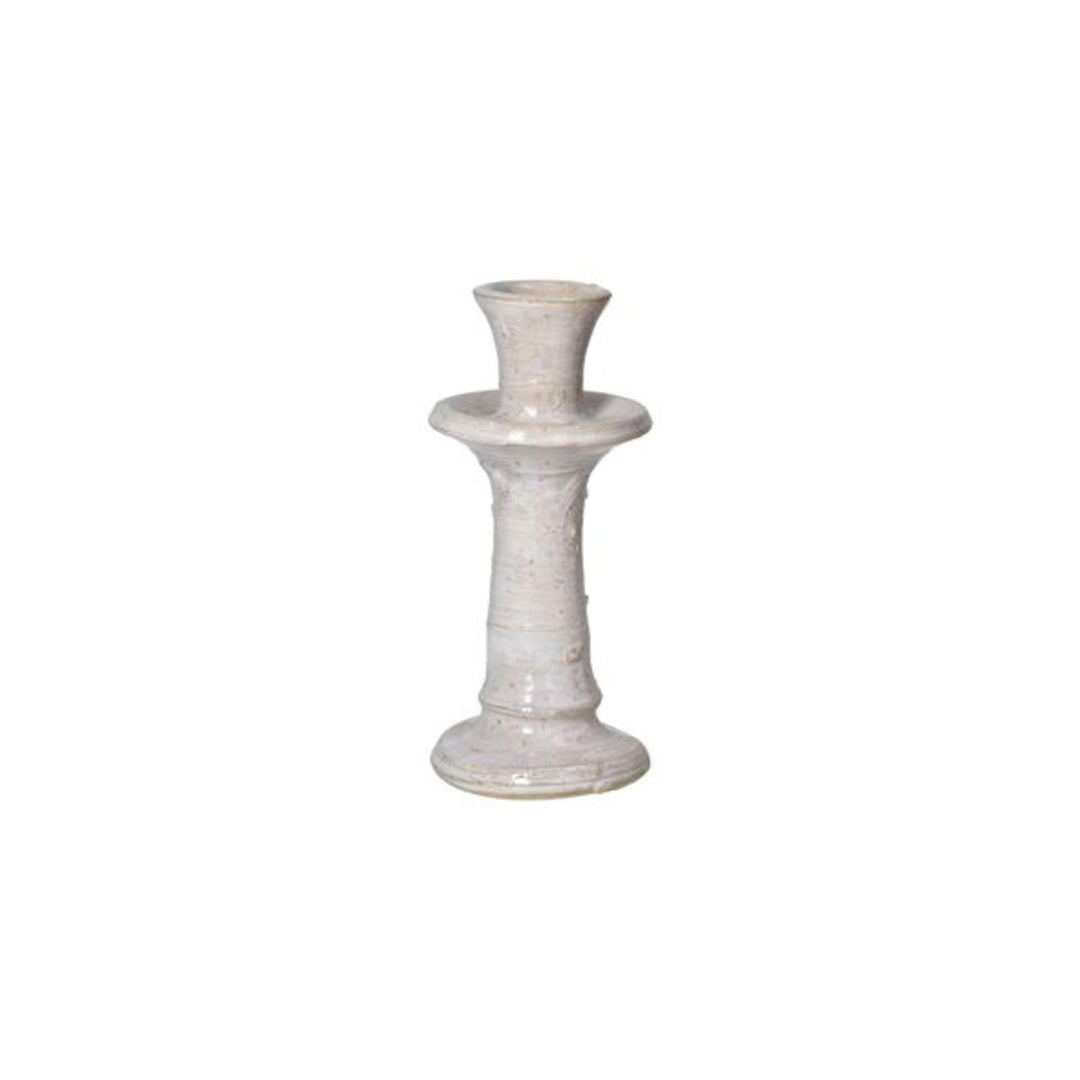Bougeoir AZAHARA Blanc H22cm