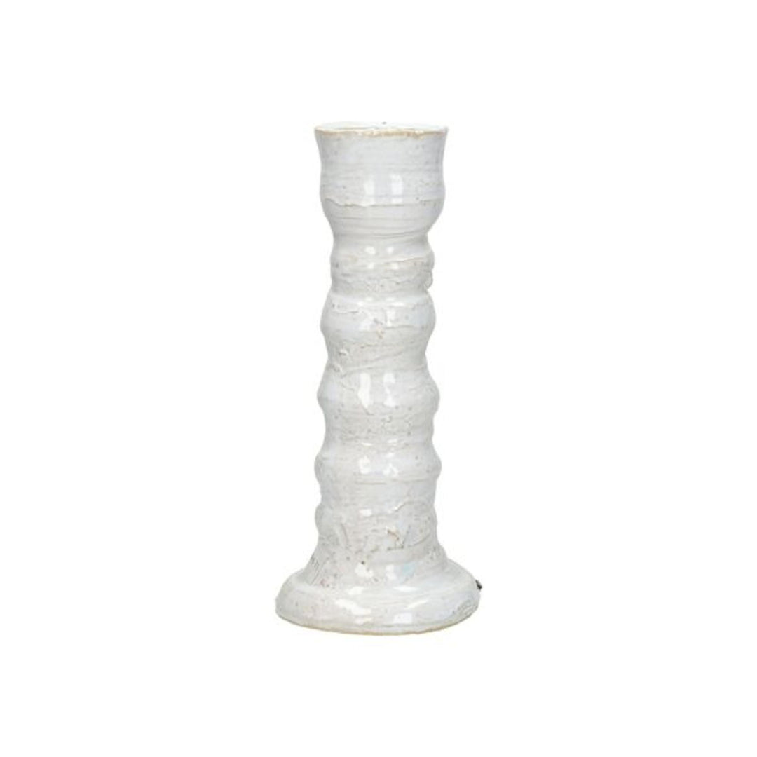 Bougeoir AZAHARA Blanc H27cm