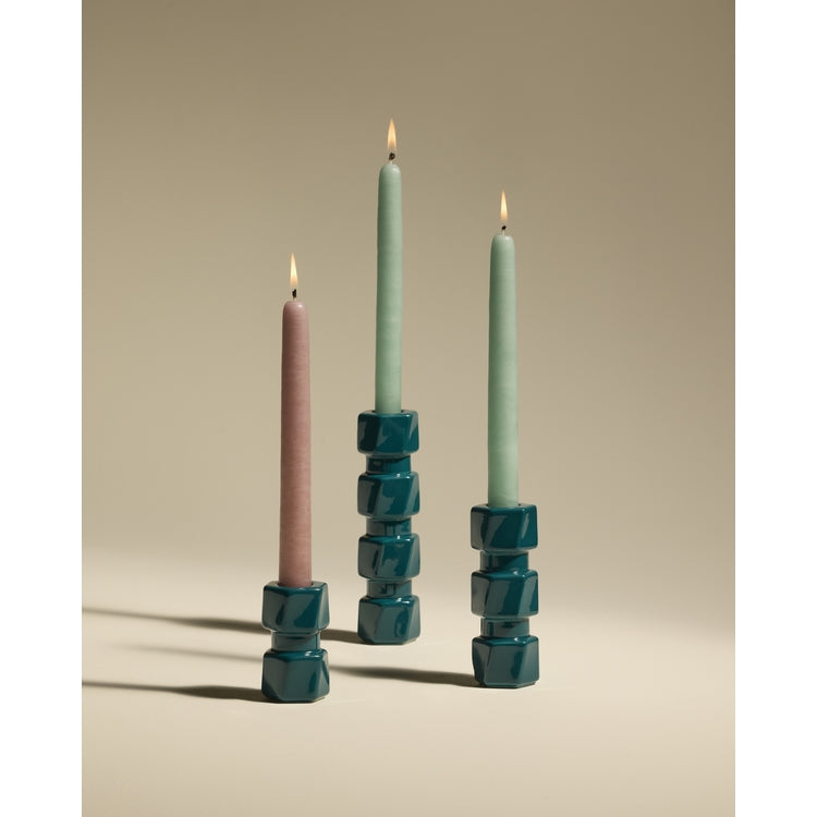 Bougeoir COLONNA BLEU SARAH