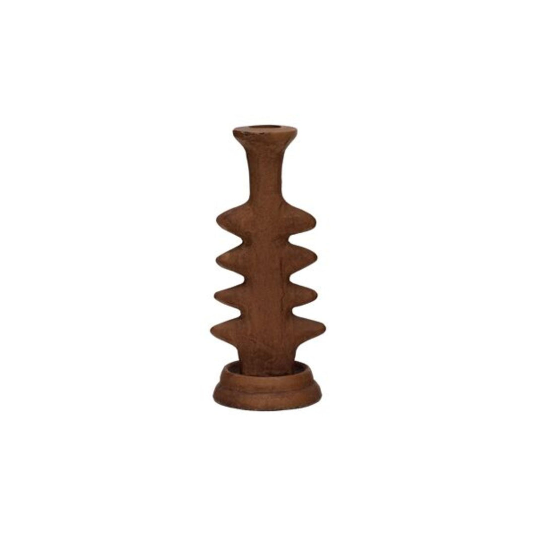 Bougeoir TOTEM Rouille