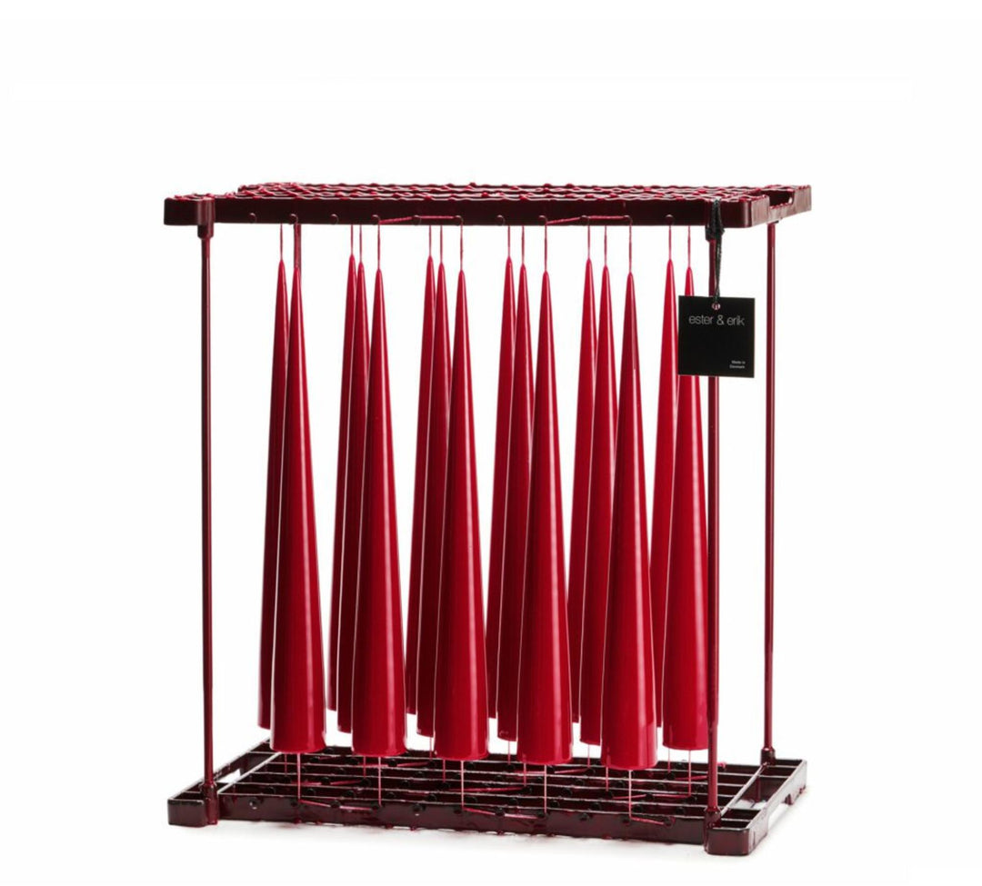 Bougie Cone Lacquer Winter Berry Lacquer