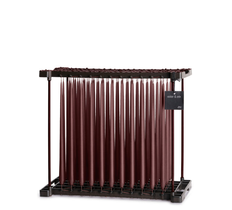 Bougie H32cm AUBERGINE