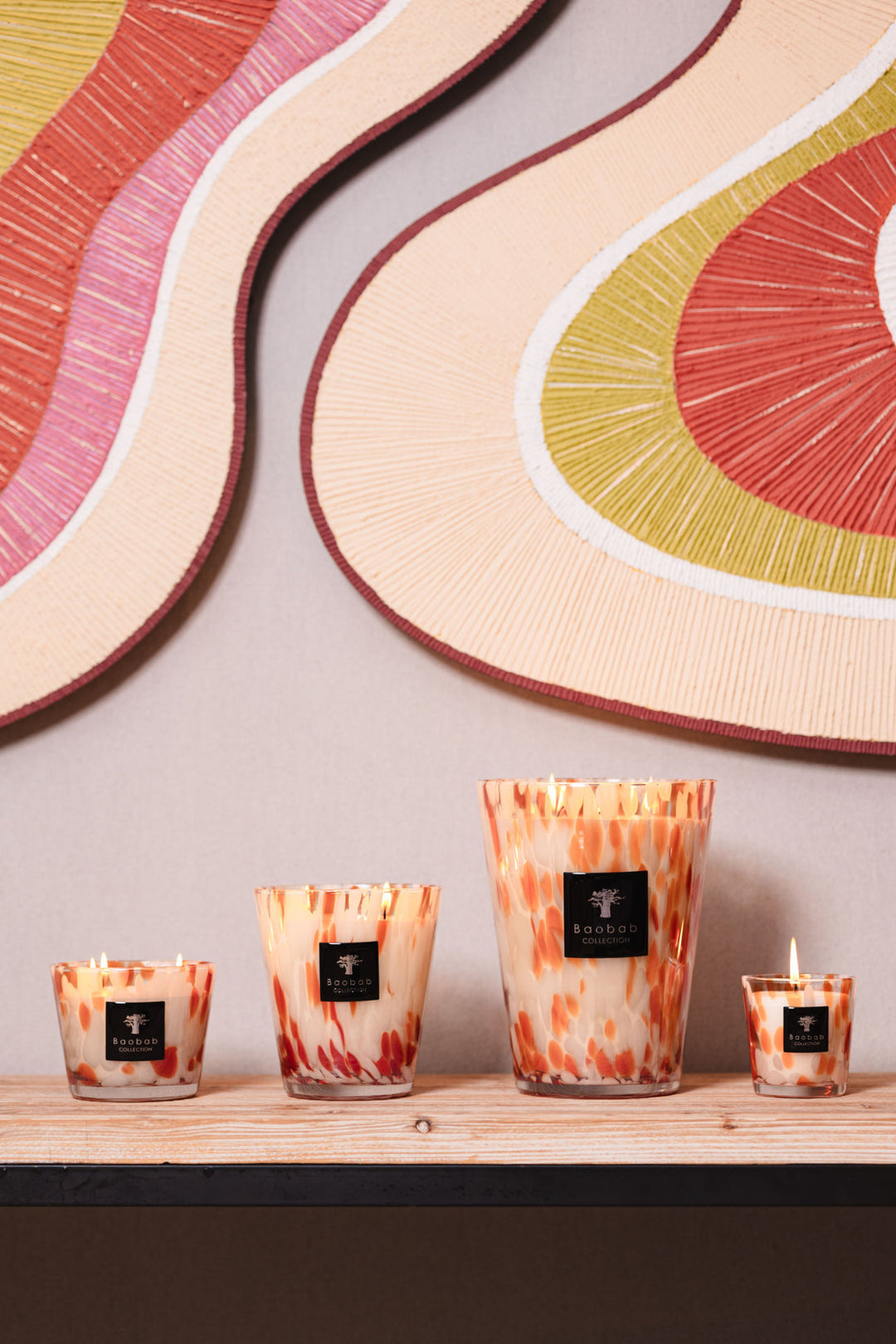 Bougie PEARLS CORAL PEARLS CORAL