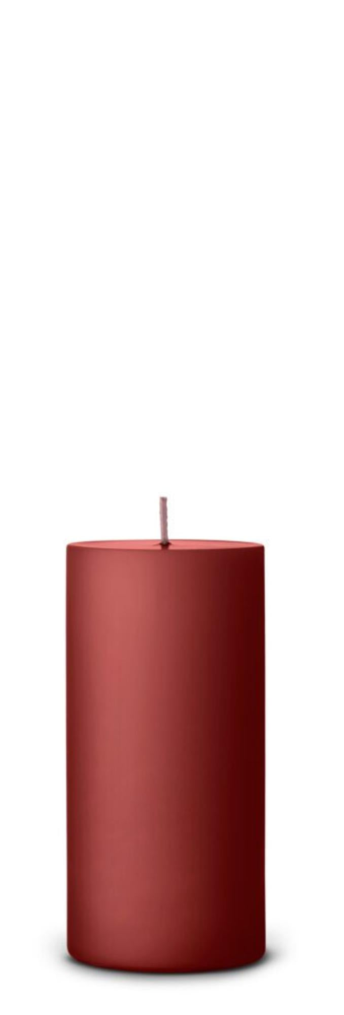 Bougie Pilier D7 H 15 cm Aged Rust