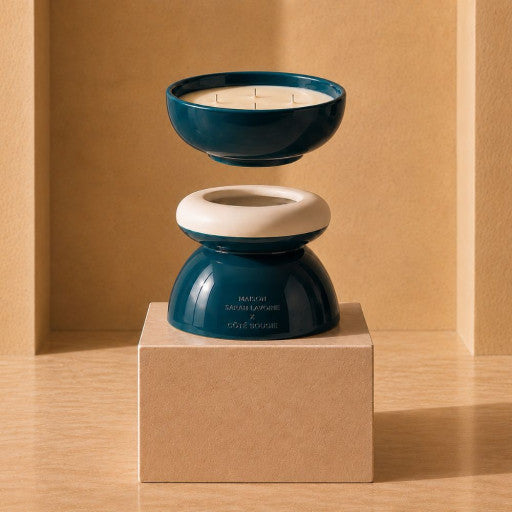 Bougie recharge TAM TAM TWIST BLEU SARAH - DATTES