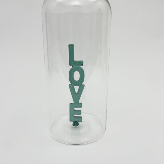 Carafe LOVE Lake Green