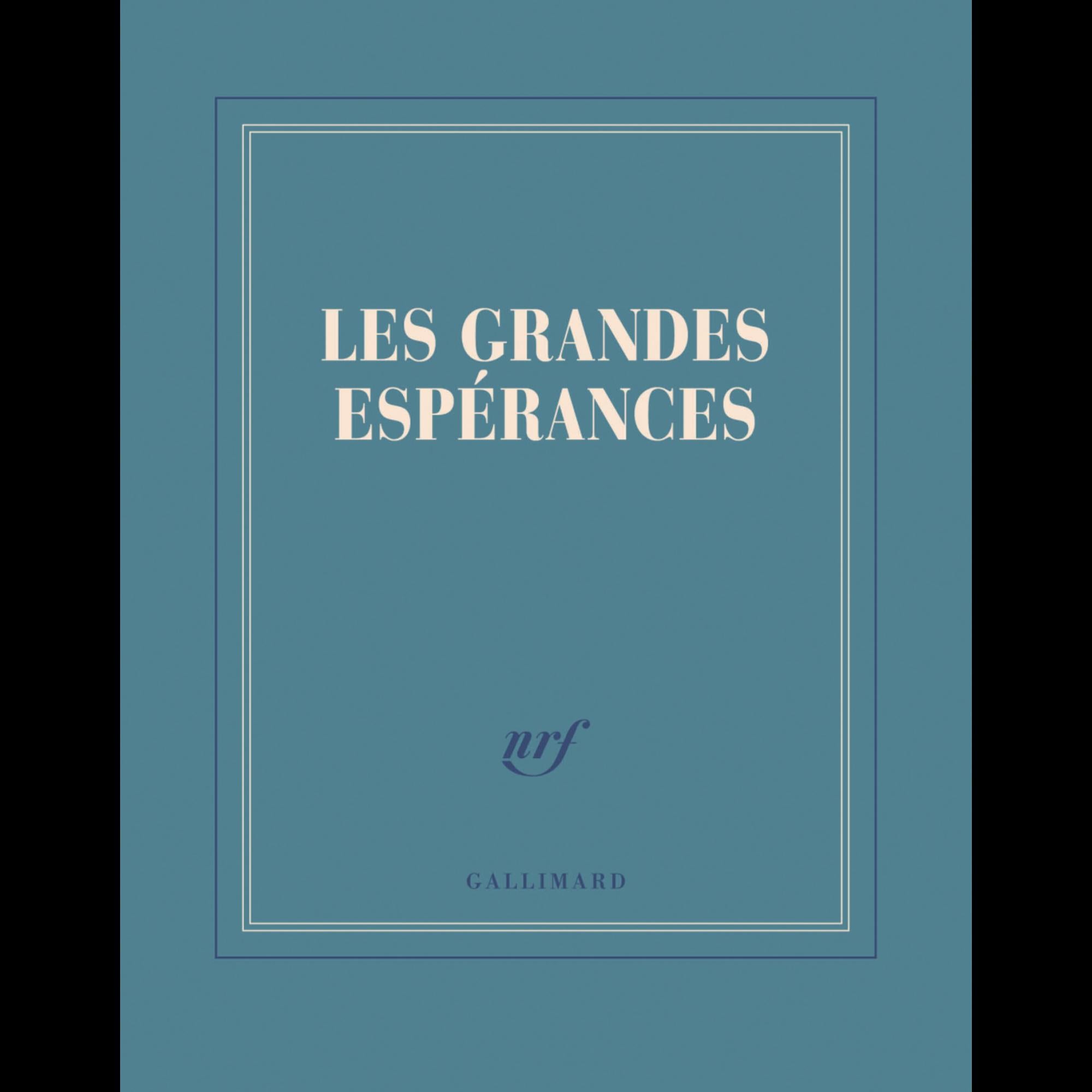 Carnet carré couleur Gallimard Les grandes espérances