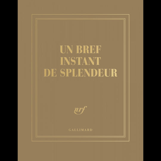 Carnet carré couleur Gallimard Un bref instant de splendeur
